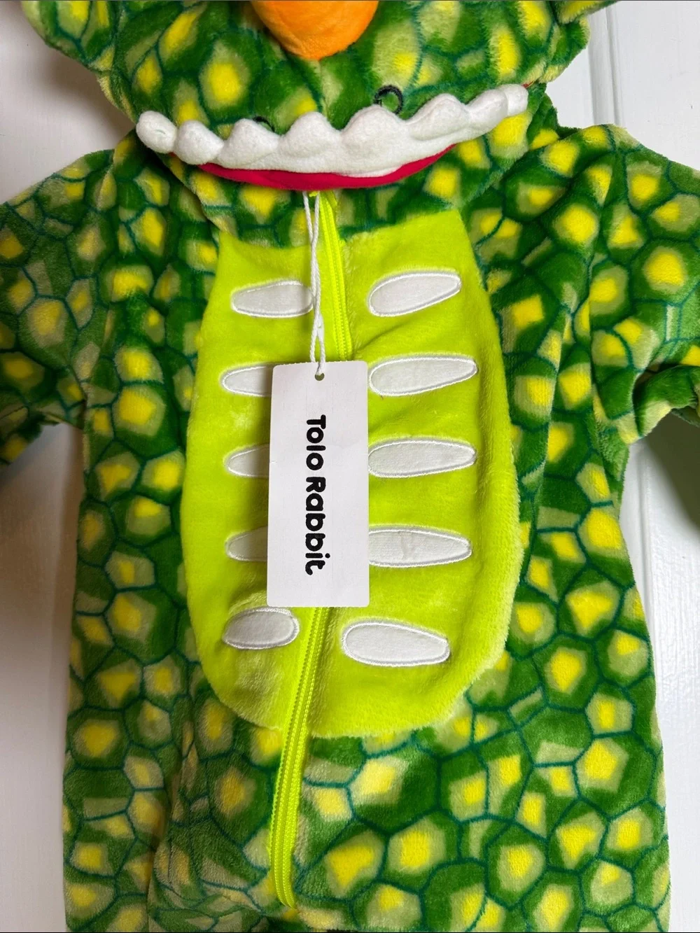 New Tolo Rabbit Dinosaur Triceratops Dino Costume Onesie Size 2T